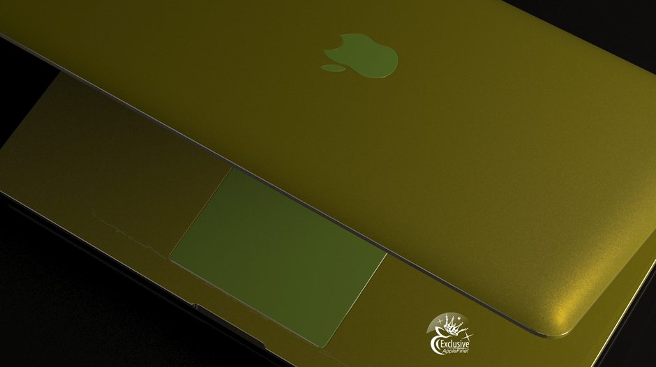 Купить эксклюзивный MacBook Pro желтый